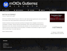 Tablet Screenshot of motosgutierrez.com